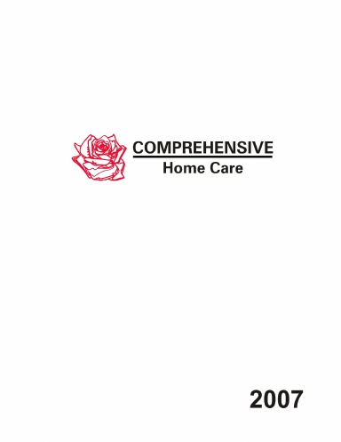 COMPREHENSIVE Home Care Planner 2007 with extra lines