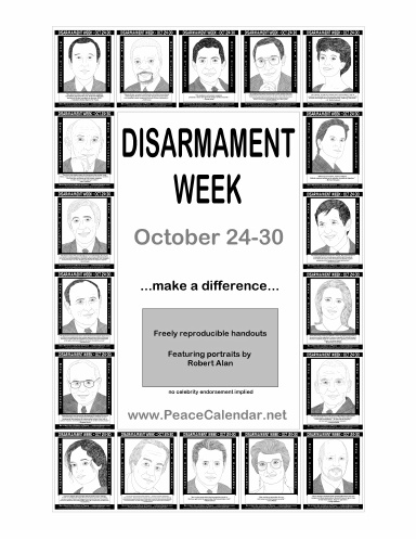 Disarmament Week - October 24-30