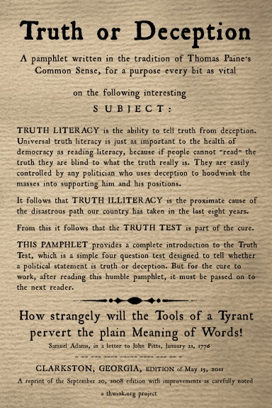 Truth or Deception