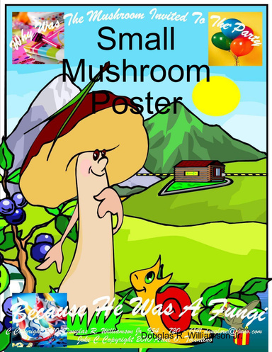 Small Mushroom Poster