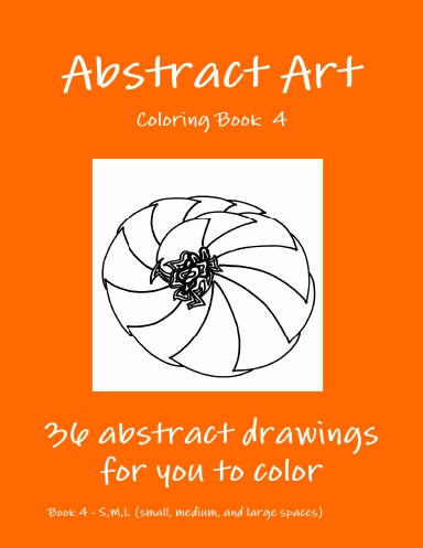 Abstract Art Coloring Book 4