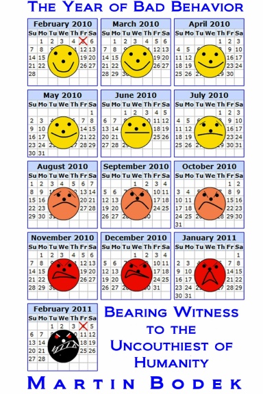 The Year of Bad Behavior: Bearing Witness to the Uncouthiest of Humanity