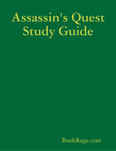 Assassin's Quest Study Guide