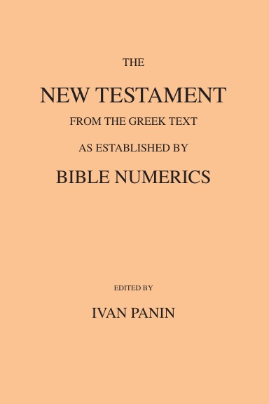 The New Testament – Bible Numerics
