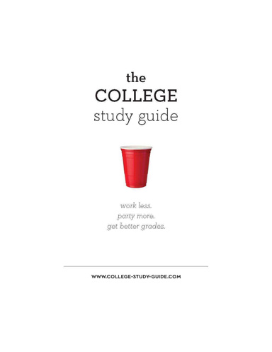 The College Study Guide