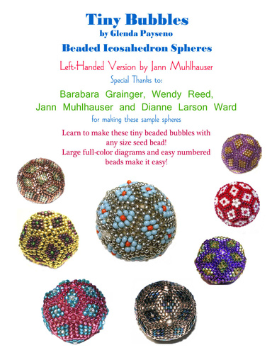 Tiny Bubbles Beaded Spheres For Left-Handers
