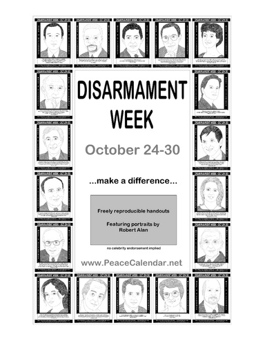 Disarmament Week - October 24-30