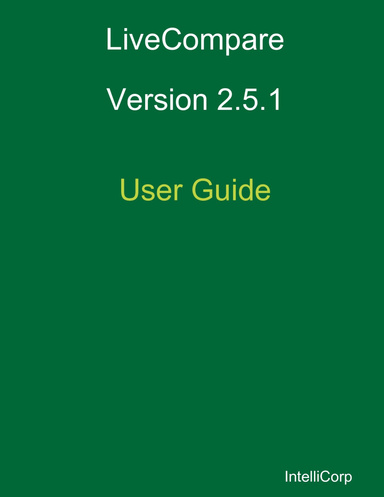 LiveCompare 2.5.1 User Guide