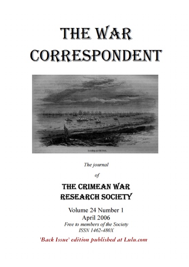 The War Correspondent Vol 24 No.1 April 2006