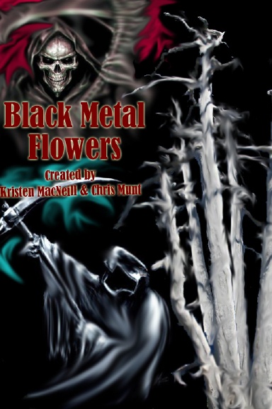 Black Metal Flowers