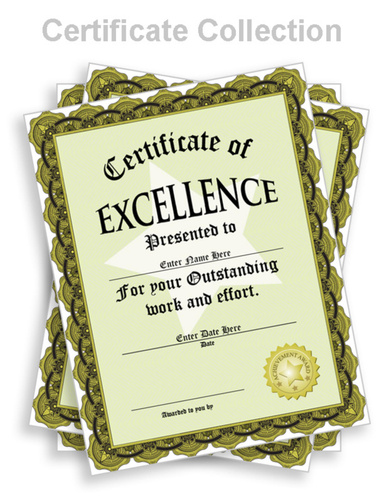 3 Business and School Certificates