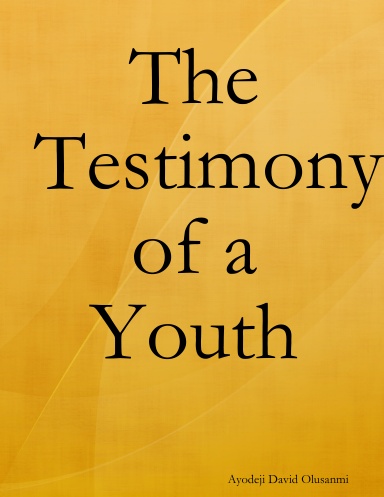 The Testimony of a Youth