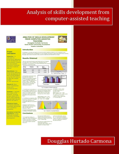 ANALYSIS OF SKILLS DEVELOPMENT  FROM COMPUTER-ASSISTED TEACHING