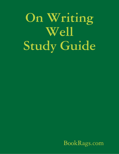 On Writing Well Study Guide