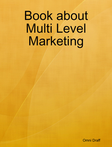 Book about Multi Level Marketing