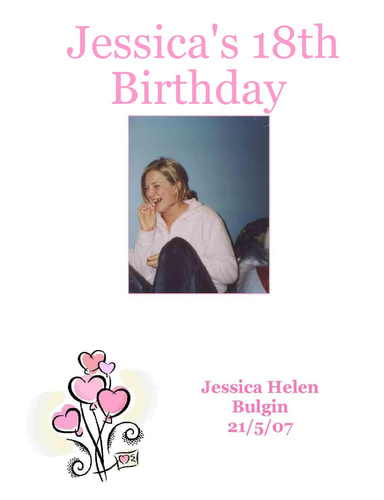 Jessica's 18th Birthday