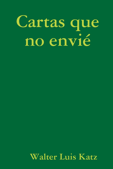 Cartas que no envié