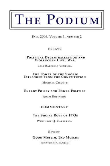The Podium: A Collegiate Journal