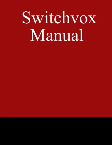 Switchvox Manual