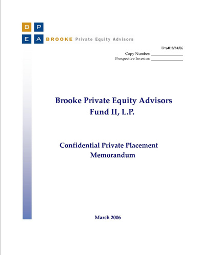 BPEA Fund II PPM