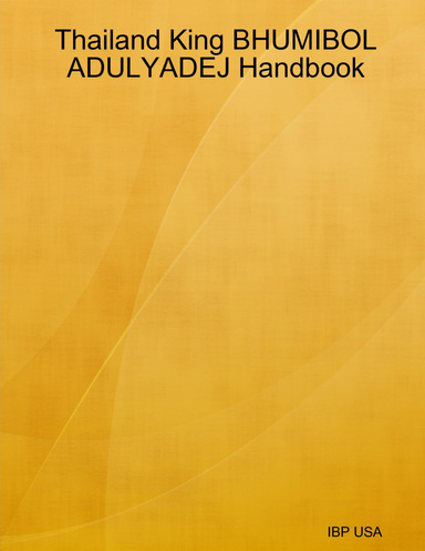 Thailand King BHUMIBOL ADULYADEJ Handbook