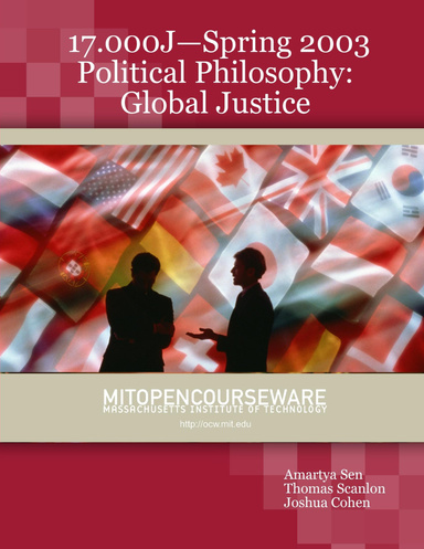 17.000J—Spring 2003: Political Philosophy: Global Justice