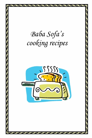 Baba Sofa Recipe Book