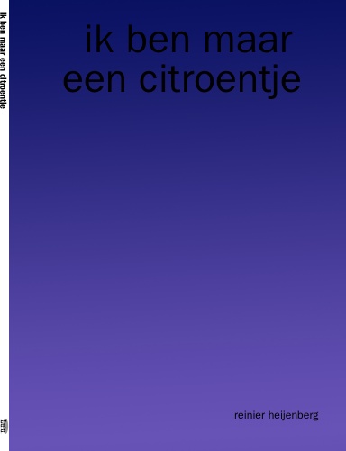 ik ben maar een citroentje