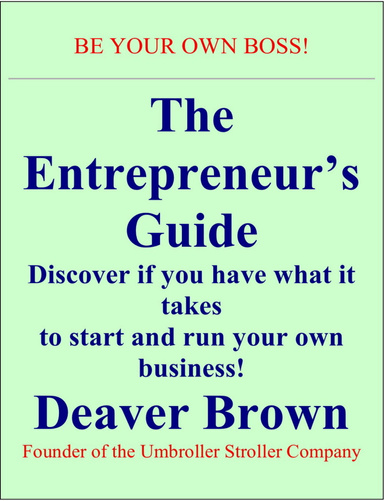 The Entrepreneur's Guide  E - Book