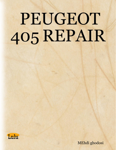 PEUGEOT 405 REPAIR