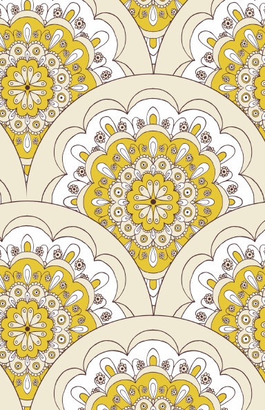 Soft Bound Journal / Sun Soaking Doily / Yellow