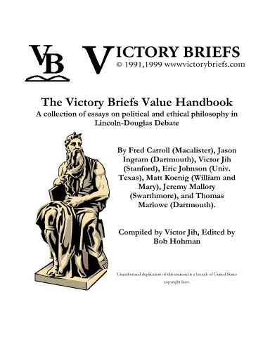 The Victory Briefs Value Handbook Print Edition