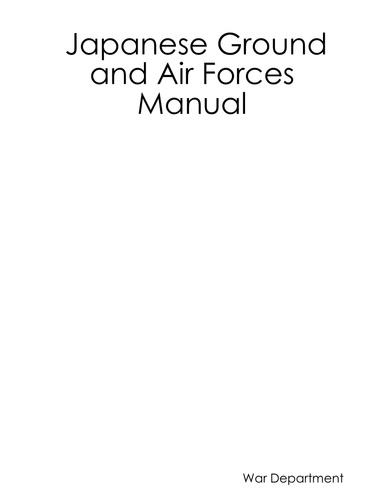 Japanese Ground and Air Forces Manual