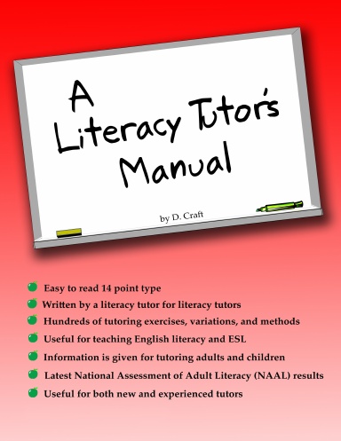 A Literacy Tutor's  Manual