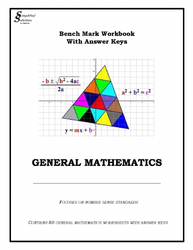 General Math Workbook with Keys