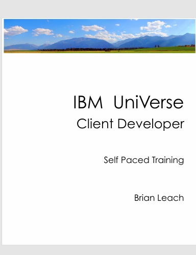 IBM UniVerse Client Self Paced Training