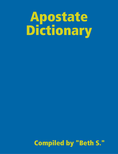 Apostate Dictionary