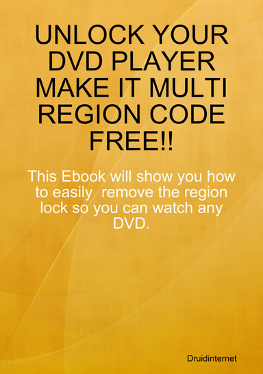 UNLOCK YOUR DVD PLAYER MAKE IT MULTI REGION CODE FREE!!