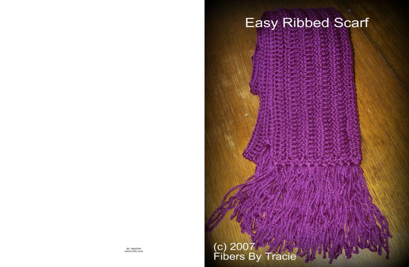 Easy Ribbed Scarf