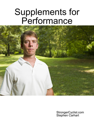 Supplements for Performance