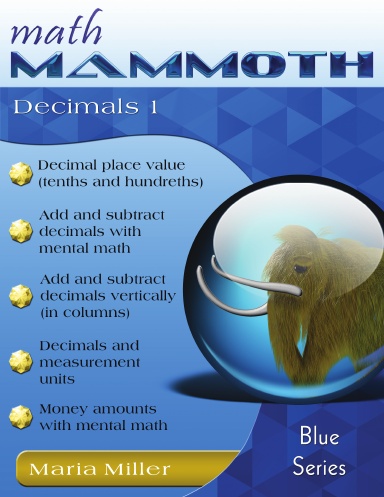 Math Mammoth Decimals 1