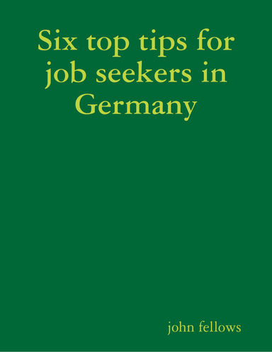 Six top tips for job seekers in Germany