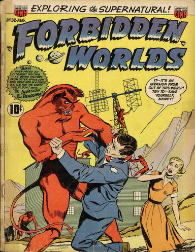 Forbidden Worlds Number 32 Horror Comic Book