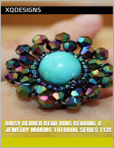 Daisy Beaded Bead Ring Beading & Jewelry Making Tutorial Series T131
