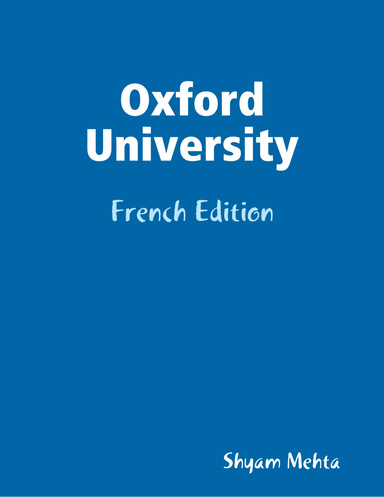 Oxford University: French Edition