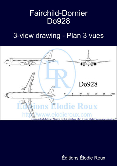 3-view drawing - Plan 3 vues - Fairchild-Dornier Do928