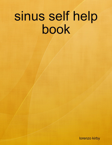 sinus self help book