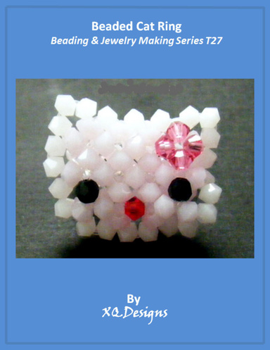 Beaded Cat Ring Beading & Jewelry Making Series T27