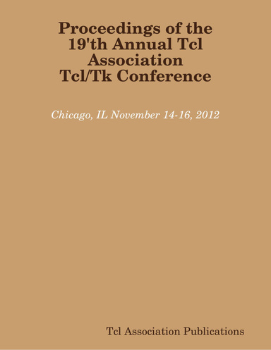 19'th Annual Tcl Assocation Tcl/Tk conference