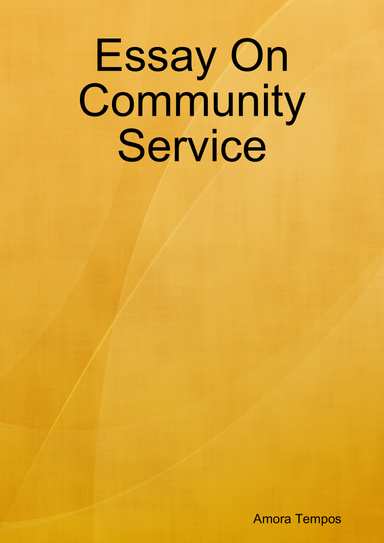 Essay On Community Service